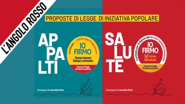 CGIL: proposte di legge su appalti e sanità - Raccolta firme dal 15 maggio